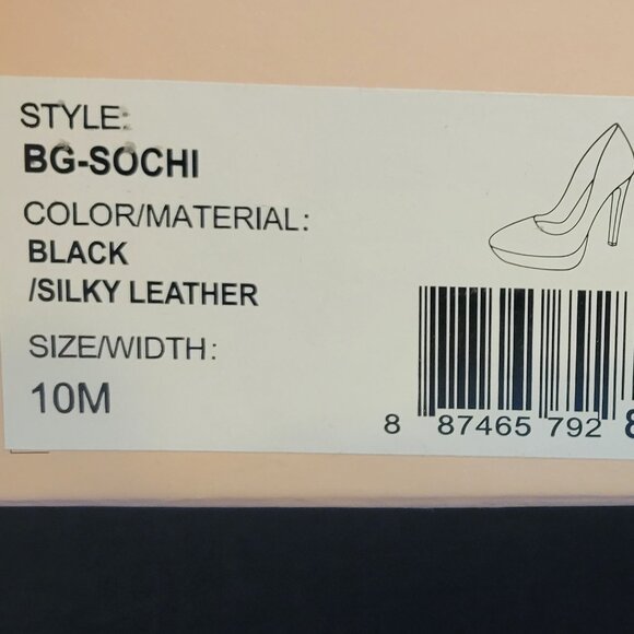 black platform heels - Picture 2 of 2